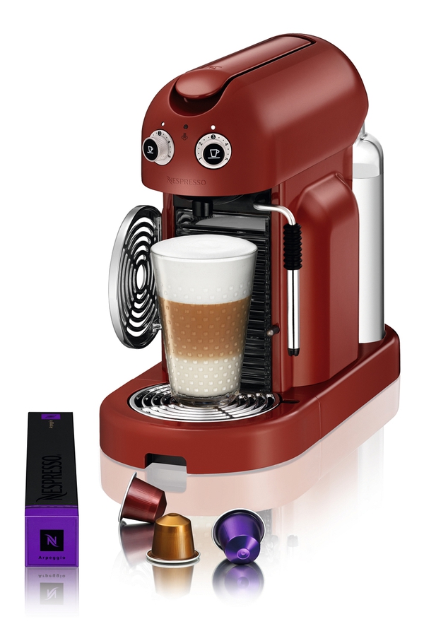 Nespresso Maestria Coffee Machine in red €399 at Brown Thomas