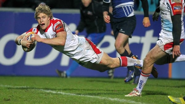 Andrew Trimble starts on the wing for Ulster in Saturday's trip south to the RDS