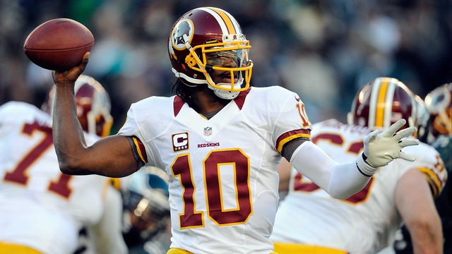 Washington Redskins vs. Philadelphia Eagles: Robert Griffin III leads  Redskins over Eagles 27-20