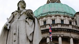 The Union flag was raised over Belfast City Hall this morning