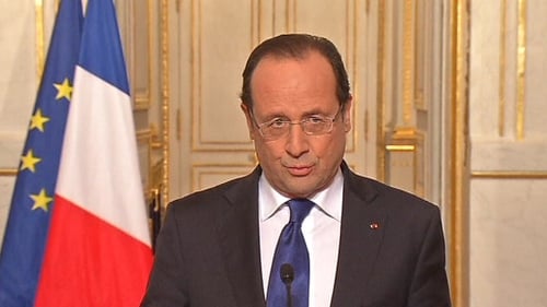 Francois Hollande said France 'had elements of information' that Syria was using chemical weapons
