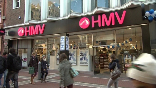 HMV withdrew from the Irish market in February
