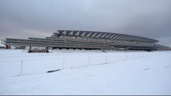Snow and frost is affecting racing in Ireland and Britain