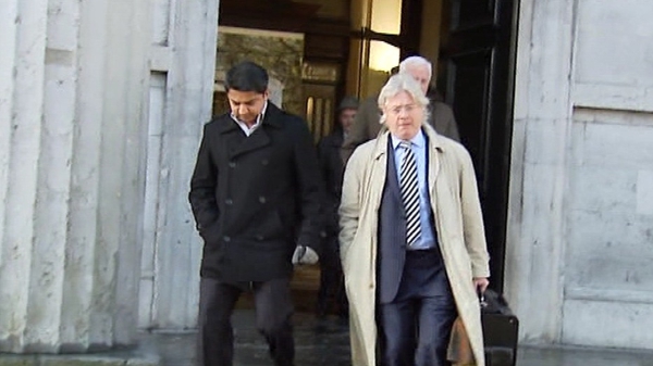 Gerard O'Donnell (R) said his client Praveen Halappanavar (L) is unhappy with 108-page review