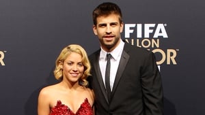 Shakira with boyfriend, FC Barcelona defender, Gerard Piqué