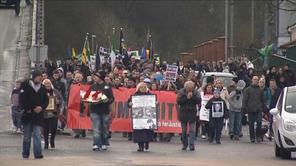 The anniversary march was the first since the PSNI said it was opening a new investigation into Bloody Sunday