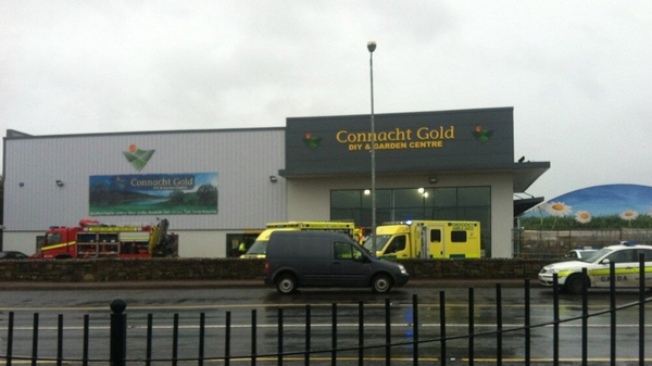 Two men were killed when a wall collapsed and another man was seriously injured