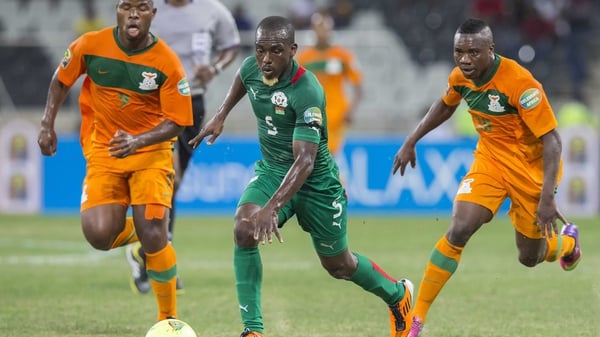 Zambia's Collins Mbesuma squandered the best chance of the match in Nelspruit