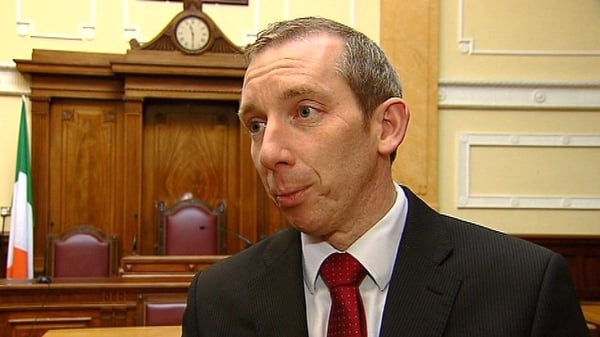 John Buttimer had welcomed the protesters into the chamber