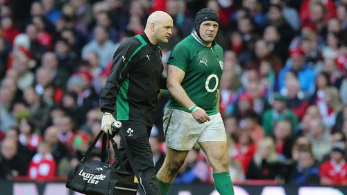 Ireland's Mike Ross suffered severe cramp playing against Wales at Millennium Stadium, but he will take full part in training this week