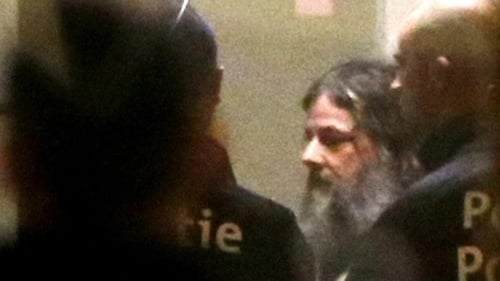 Security was tight as Marc Dutroux arrived in court in Brussels