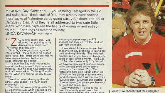 Ian Dempsey, RTÉ Guide, 1989.