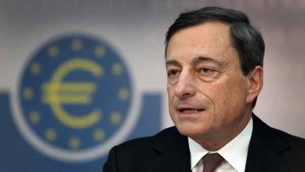 Mario Draghi said the threat of the ECB buying bonds had played a key role in calming financial markets