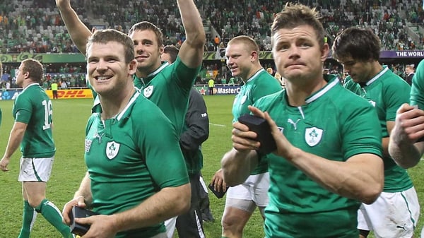Gordon D'Arcy and Brian O'Driscoll have played 47 Tests together in midfield