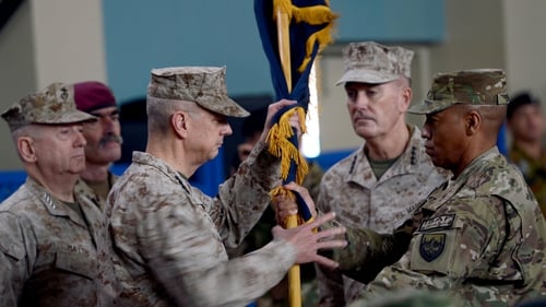 Dunford takes over from US Marine General John Allen