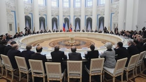 The G20 meeting is being held in Moscow