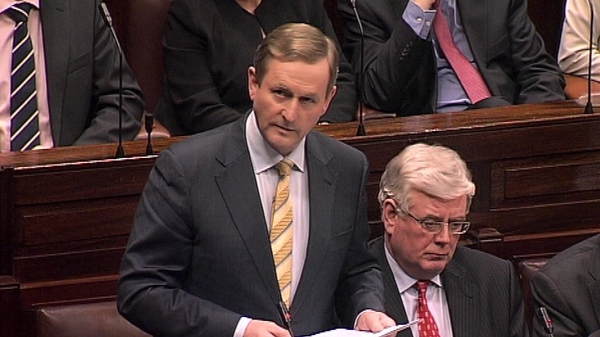 Enda Kenny issued an apology during the Dáil debate on the McAleese Report