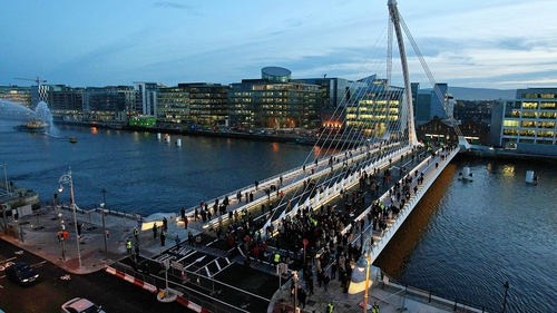 The three most recent bridges across the Liffey were named after men