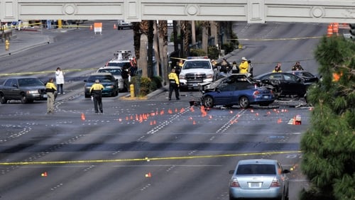 Three dead, three injured in Las Vegas shootout