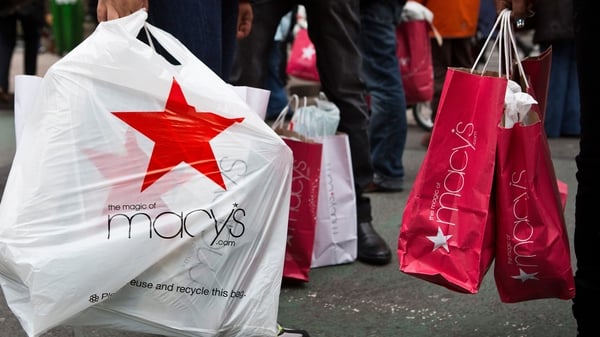 Shares at Macy's tumbled 16% after today's trading update