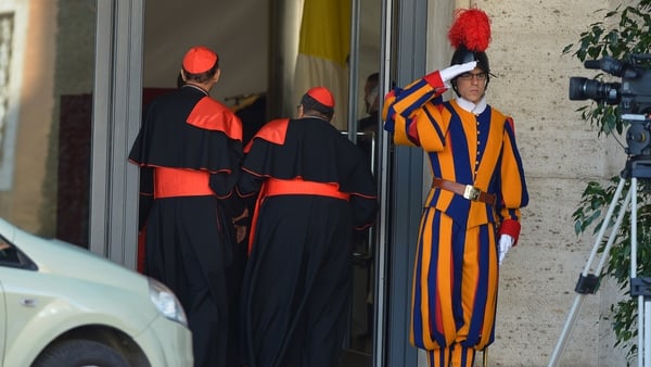Catholic cardinals arrive for talks ahead of a conclave to elect a new pope