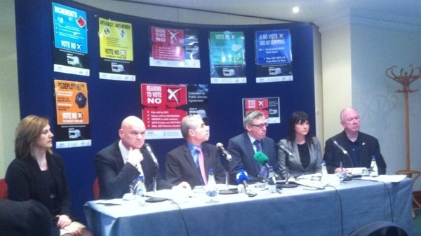There is a joint campaign to oppose the pay deal from four unions