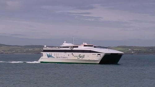 Passengers had to be transferred from the Irish Ferries vessel