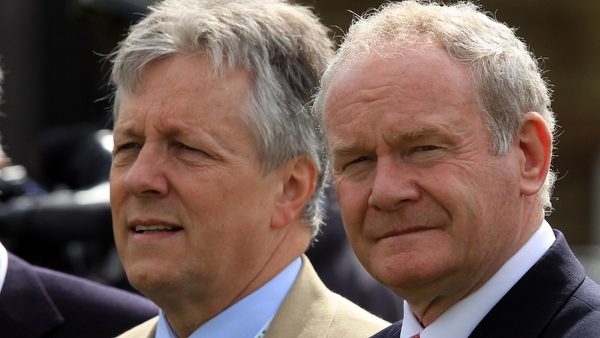 Peter Robinson (L) and Martin McGuinness set to receive invitations to appear before the PAC