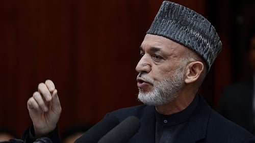 Hamid Karzai suggested the US benefited from Taliban attacks