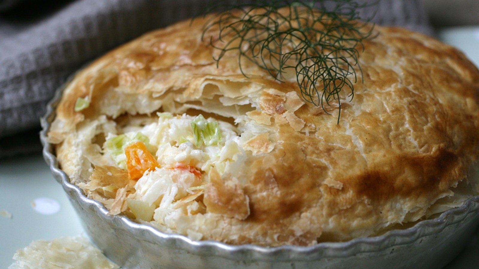 Seafood Chowder Pies