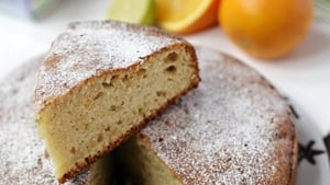 A wonderfully light, fluffy cake that's lightly fragranced with citrus.
