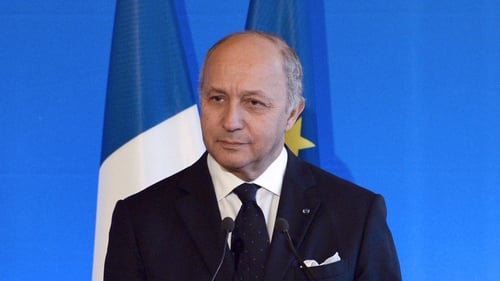 Laurent Fabius told French radio 'we have to go very fast'