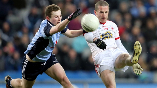 Tyrone edged past Dublin by a point when the sides last met on 16 March