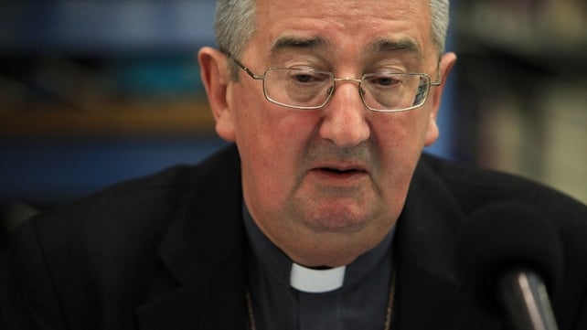 Archbishop Diarmuid Martin prays for the newly-elected Pope Francis