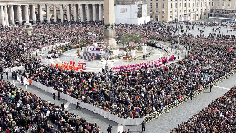 Pope Francis Celebrates Palm Sunday Mass