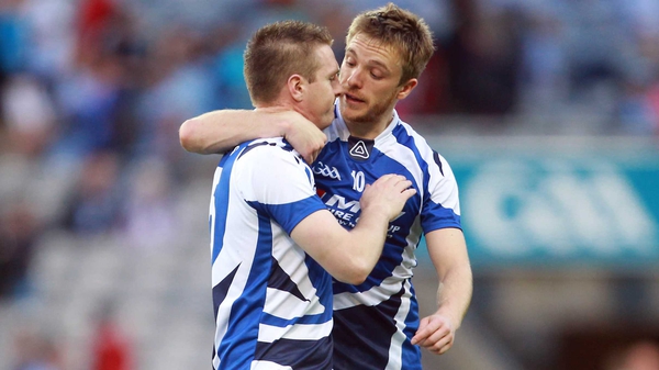 Ross Munnelly and Colm Kelly were both on target for Laois at Pearse Park