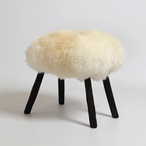 James Caroll Sheep skin stool €295