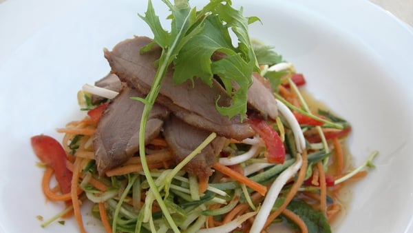 A great starter or buffet option, from Donal Skehan's Kitchen Hero series, Donal Skehan's Open Aromatic Duck Salad