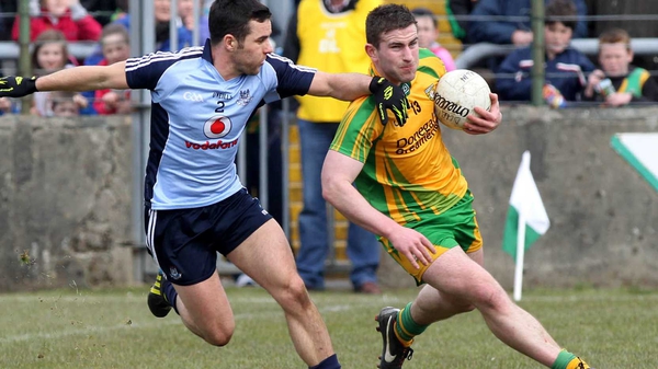 Donegal's Patrick McBrearty in action during Sunday's game