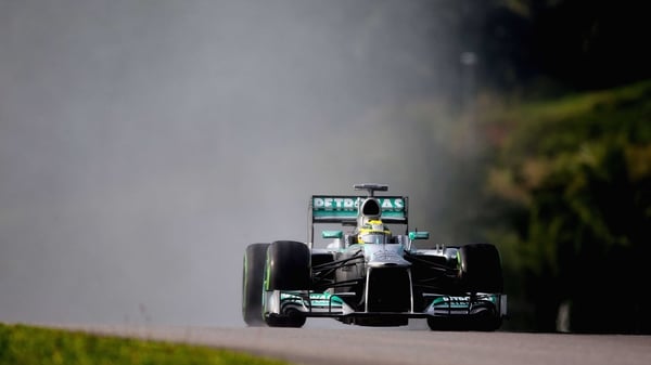 Nico Rosberg starts at the top in the Bahrain GP