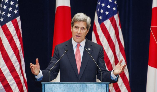 US Secretary of State John Kerry offered reassurance to US allies such as Japan and South Korea that the US was not going anywhere