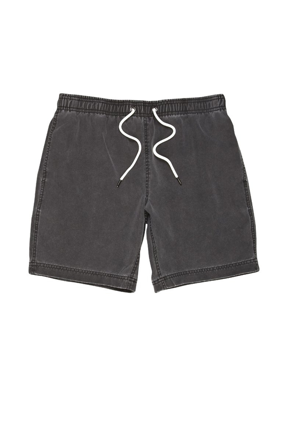 River Island grey wash, denim-look shorts, €25, available in-store or online from riverisland.com.