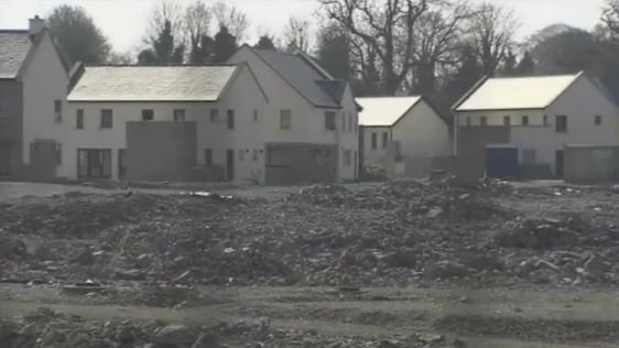 Unfinished housing estate.