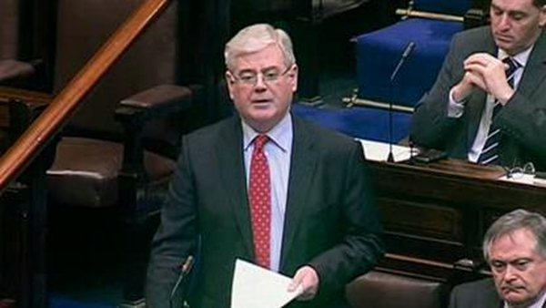 Tánaiste Eamon Gilmore met with political leaders in Northern Ireland