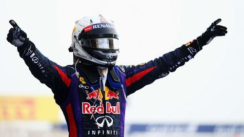 Sebastian Vettel is closing in on his ourth consecutive Formula One world title