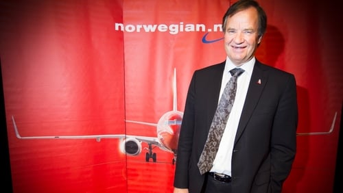 Norwegian Air's CEO Bjoern Kjos said the growth in the airline's investment would slow down