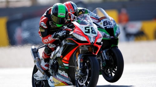 Eugene Laverty took victory in race two at Assen