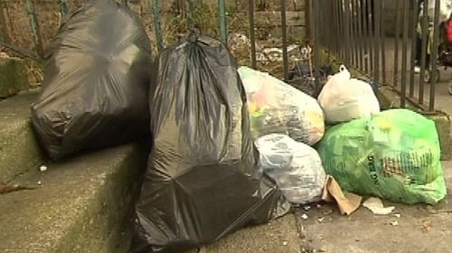 Private waste companies can ignore untagged refuse bags but the council is required to collect them