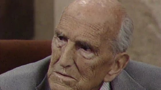 Jack Campbell speaking on 'The Late Late Show' broadcast 11 November 1988.