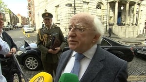 President Michael D Higgins said his remarks were right, proper and constitutional